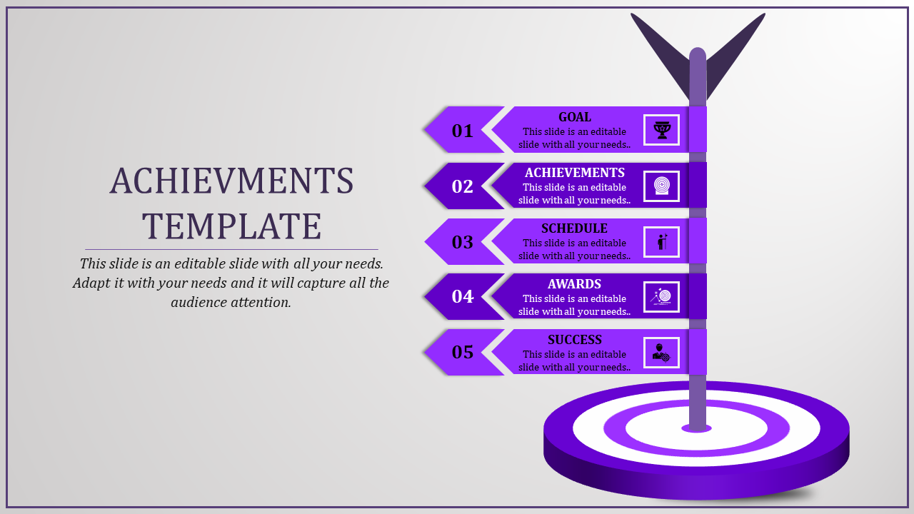 achievement powerpoint presentation-achievement Templates-5-purple